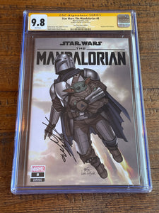 STAR WARS THE MANDALORIAN #8 CGC SS 9.8 INHYUK LEE SIGNED MEGACON VARIANT LIMITED to 800