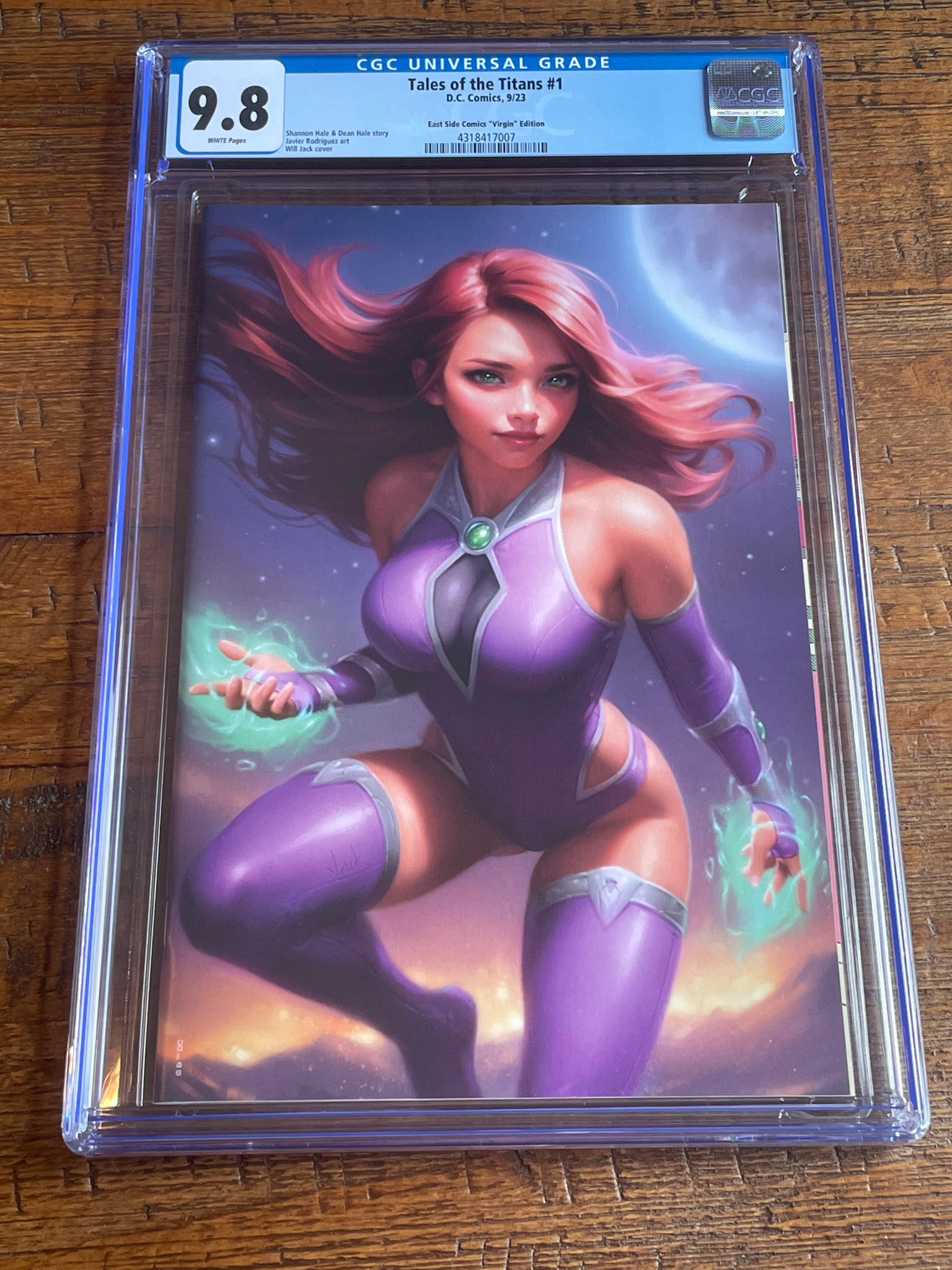 TALES OF THE TITANS #1 CGC 9.8 WILL JACK STARFIRE TRADE & VIRGIN VARIANT