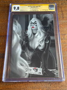 AMAZING SPIDER-MAN #26 CGC SS 9.8 WARREN LOUW SIGNED SDCC EXCL B&W VARIANT-D