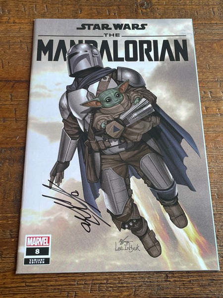 THE MANDALORIAN #8 INHYUK LEE SIGNED MEGACON EXCL VARIANT LE to 800 W/ COA