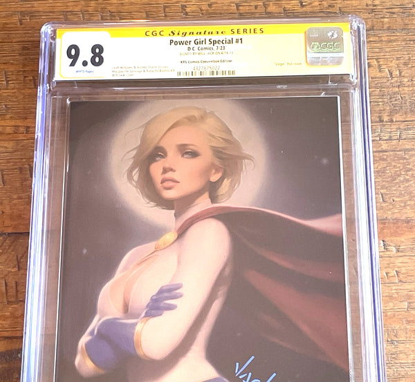 POWER GIRL SPECIAL #1 CGC SS 9.8 WILL JACK SIGNED SDCC "FOIL" VARIANT