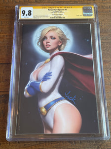 POWER GIRL SPECIAL #1 CGC SS 9.8 WILL JACK SIGNED SEXY VIRGIN VARIANT-C