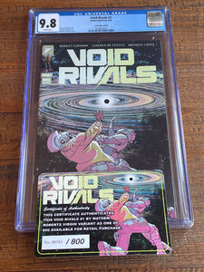 VOID RIVALS #1 CGC 9.8 MATTHEW ROBERTS EXCL LIMITED TO 800 VARIANT 1st TRANSFORMERS!