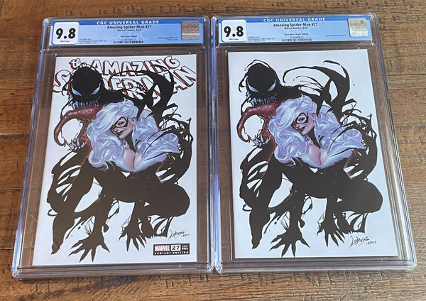 AMAZING SPIDER-MAN #27 CGC 9.8 PABLO VILLALOBOS TRADE & VIRGIN VARIANTS