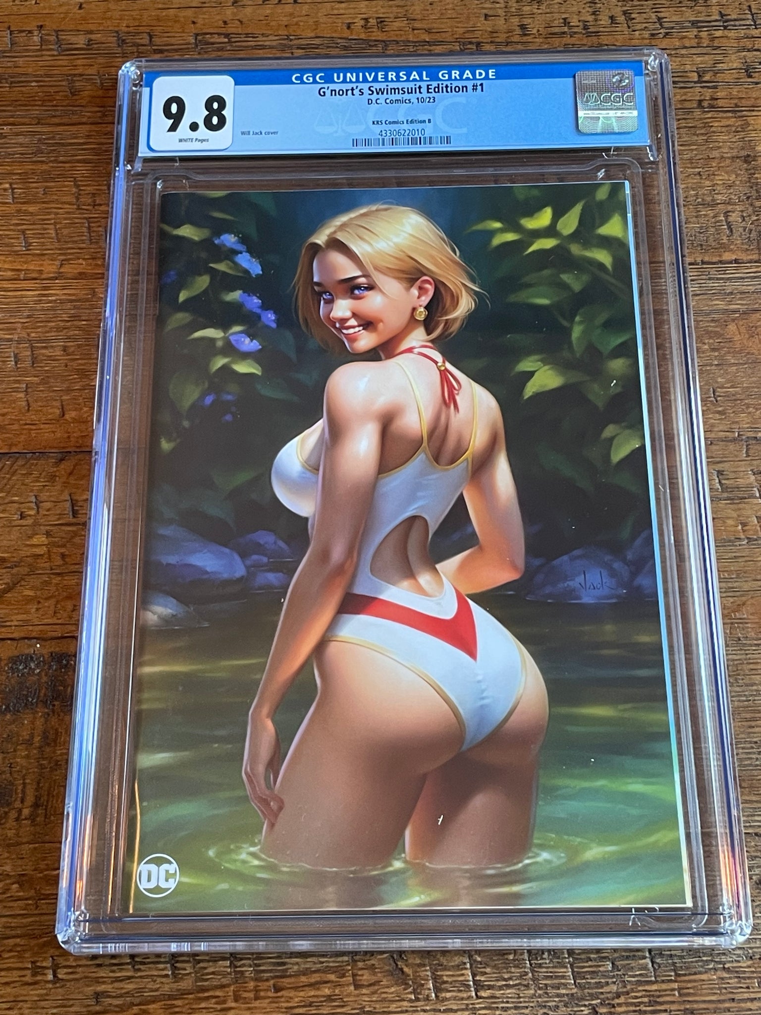 G'NORT'S ILLUSTRATED SWIMSUIT EDITION #1 CGC 9.8 WILL JACK POWER GIRL TRADE & VIRGIN VARIANT OPTIONS