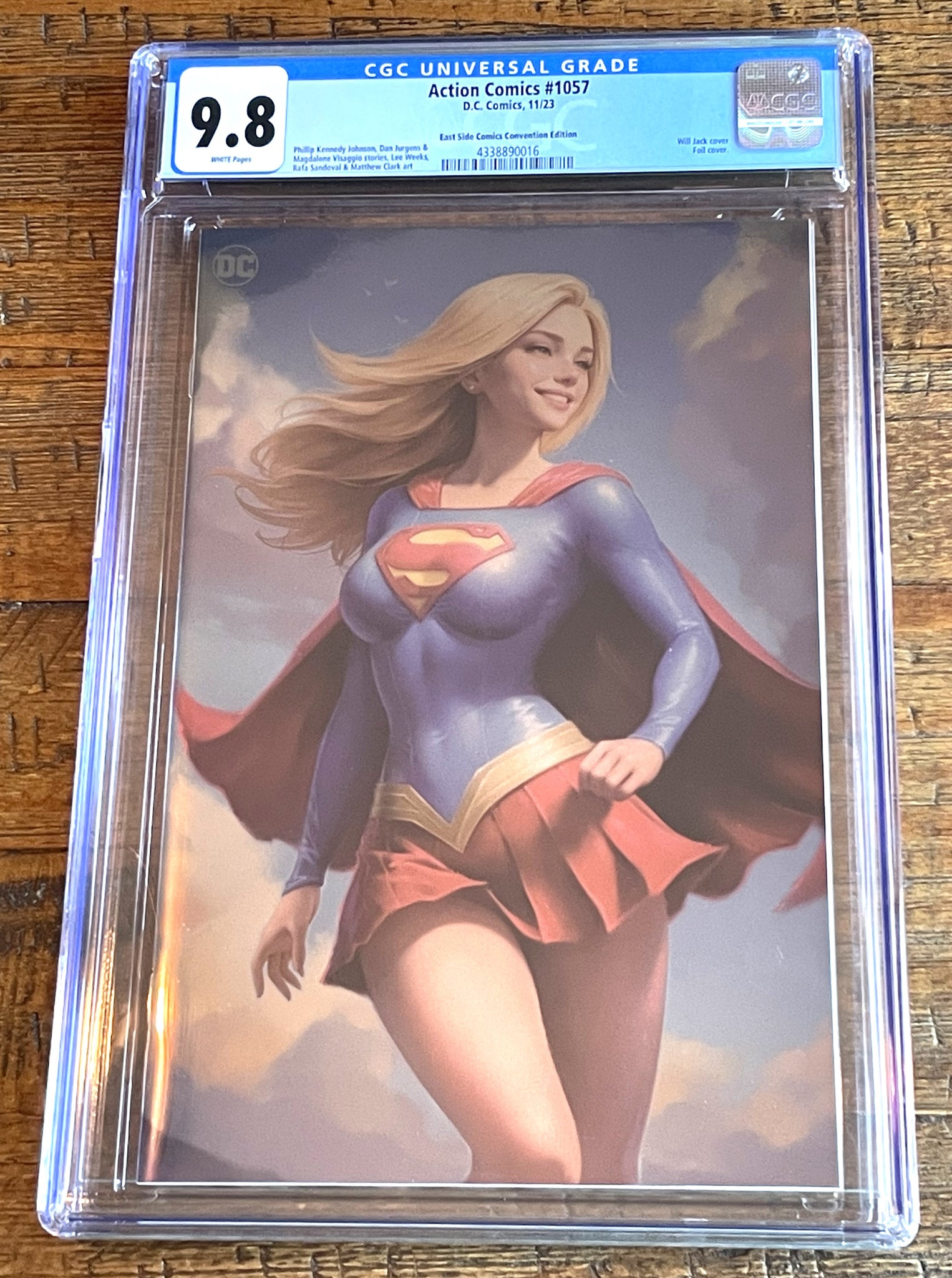 ACTION COMICS #1057 CGC 9.8 WILL JACK NYCC EXCL "FOIL" VIRGIN VARIANT-C