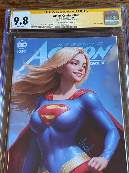 ACTION COMICS #1057 CGC SS 9.8 WILL JACK SIGNED EXCL TRADE DRESS VARIANT-A