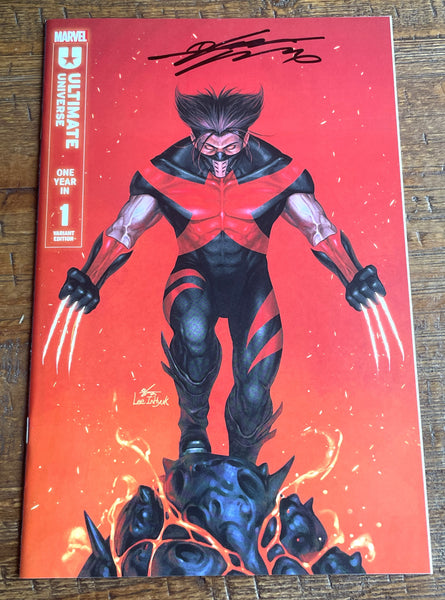 ULTIMATE UNIVERSE ONE YEAR IN #1 INHYUK LEE SIGNED EXCL 1st WOLVERINE VARIANT LTD TO 1000