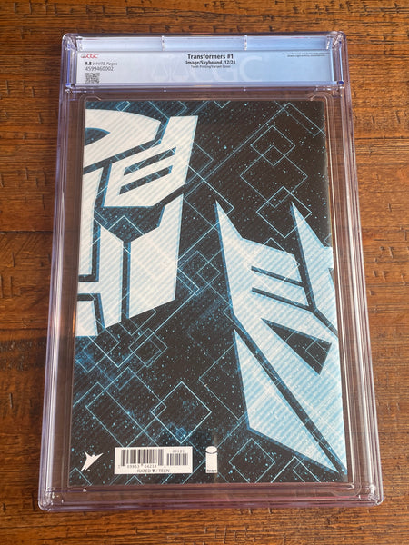 TRANSFORMERS #1 CGC 9.8 TENTH 10th PRINTING GOLD STARSCREAM VARIANT IMAGE COMICS