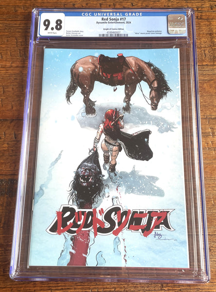 RED SONJA #17 CGC 9.8 JAVIER FERNANDEZ MEGACON 2025 AKIRA HOMAGE EXCLUSIVE