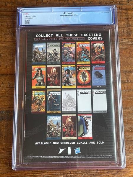 G.I. JOE #1 CGC 9.8 TOM REILLY 1:250 RI INC VARIANT COVER-L TRANSFORMERS