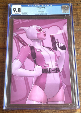 GWENPOOL #1 CGC 9.8 JEEHYUNG LEE 1:100 RI INC VIRGIN VARIANT DEADPOOL