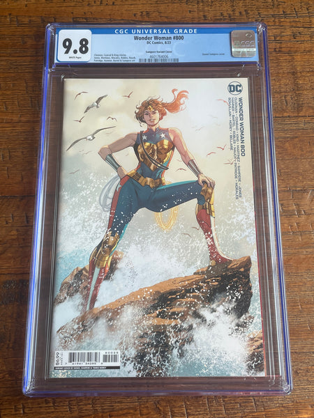WONDER WOMAN #800 CGC 9.8 SAMPERE COVER-A VARIANT FIRST TRINITY APPEARANCE