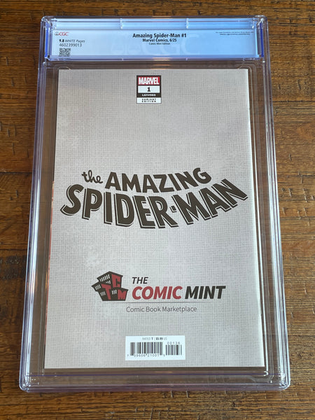AMAZING SPIDER-MAN #1 CGC 9.8 INHYUK LEE EXCL BLACK CAT VARIANT 2025 LTD TO 1000