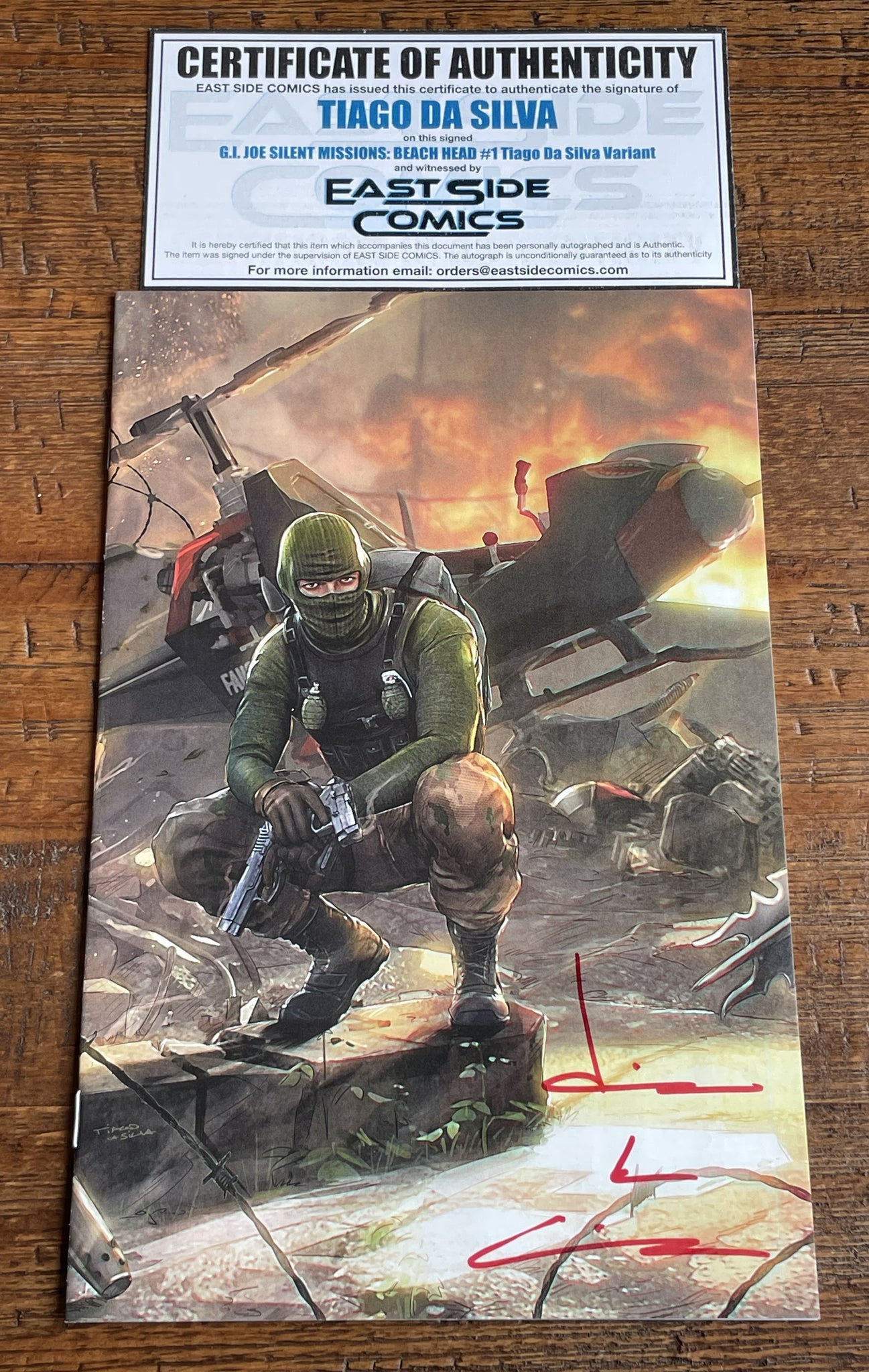 G.I. JOE #1 SILENT MISSIONS ONE SHOT TIAGO DA SILVA SIGNED EXCL CONNECTING VARIANT OPTIONS