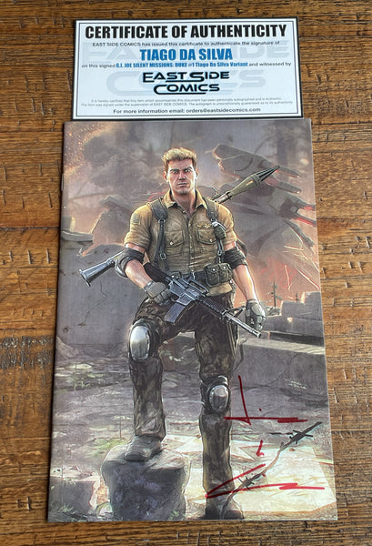 G.I. JOE #1 SILENT MISSIONS ONE SHOT TIAGO DA SILVA SIGNED EXCL CONNECTING VARIANT OPTIONS