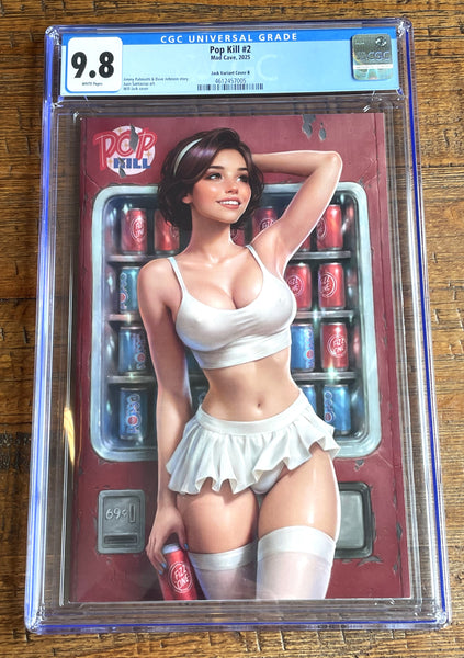 POP KILL #2 CGC 9.8 WILL JACK EXCL "SEXY SKIRT" STORE VARIANT-A 600 PT RUN