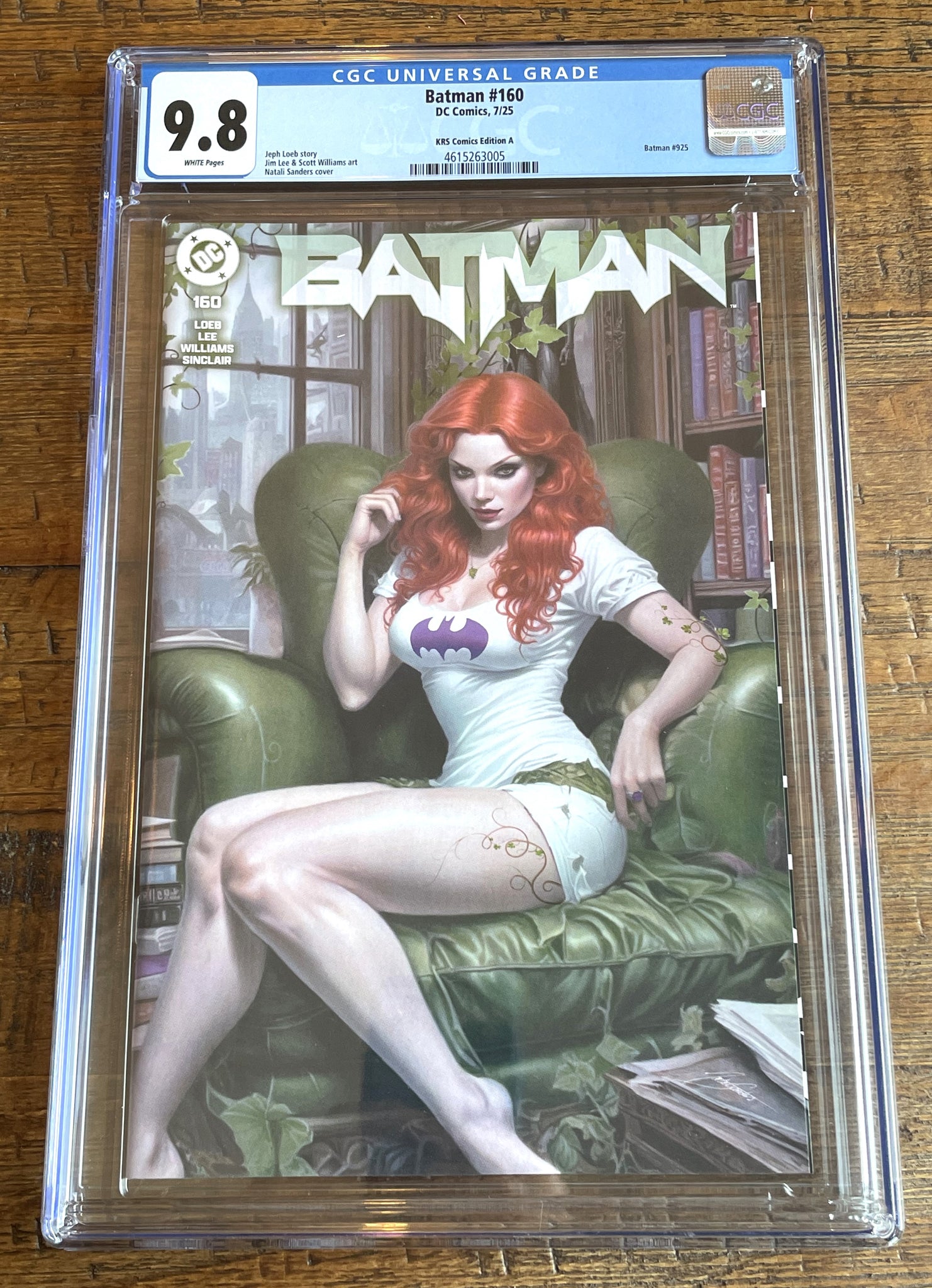 BATMAN #160 CGC 9.8 NATALI SANDERS EXCL POISON IVY VARIANT HUSH 2 SEQUEL