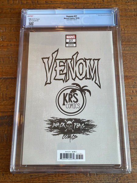 VENOM #27 CGC 9.8 CLAYTON CRAIN TRADE DRESS VARIANT-A FIRST CODEX!