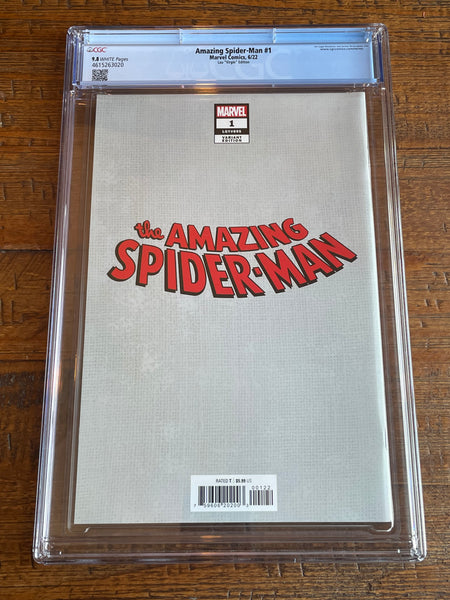 AMAZING SPIDER-MAN #1 CGC 9.8 ARTGERM 1:200 VIRGIN RI RETAILER INCENTIVE VARIANT 2022