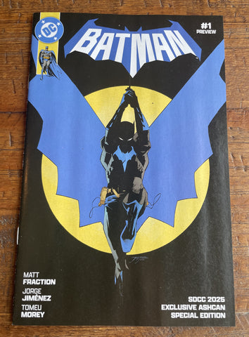 BATMAN #1 SDCC ASHCAN SPECIAL EDITION VARIANT 2025 DC COMICS JIMENEZ