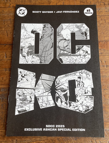 DC KO #1 PREVIEW SDCC 2025 EXCL ASHCAN SPECIAL VARIANT SCOTT SNYDER BATMAN