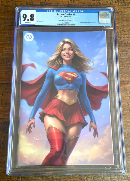 ACTION COMICS (NEW 52) #1 CGC 9.8 WILL JACK EXCL SUPERGIRL VIRGIN VARIANT OPTIONS