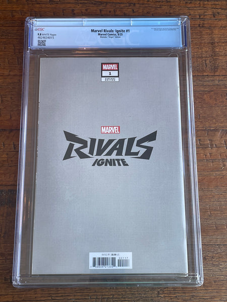 MARVEL RIVALS IGNITE #1 CGC 9.8 PEACH MOMOKO 1:100 RI INCENTIVE "VIRGIN" VARIANT