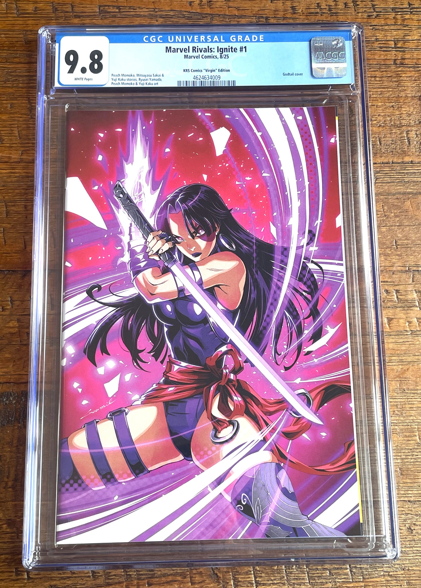MARVEL RIVALS: IGNITE #1 CGC 9.8 GODTAIL SDCC EXCL "PINK VIRGIN" VARIANT LTD TO 600