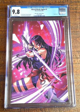 MARVEL RIVALS: IGNITE #1 CGC 9.8 GODTAIL SDCC EXCL "PINK VIRGIN" VARIANT LTD TO 600