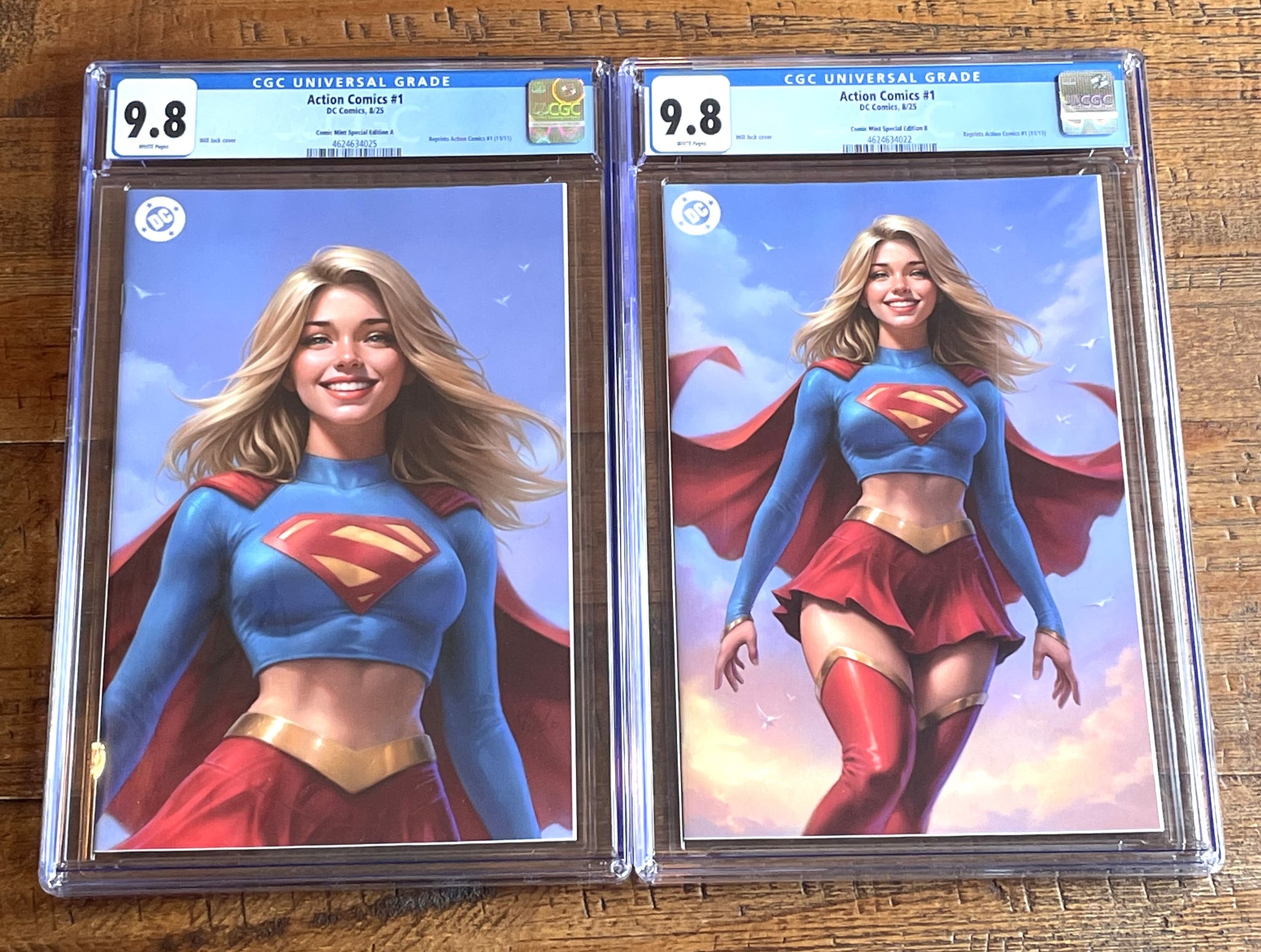 ACTION COMICS (NEW 52) #1 CGC 9.8 WILL JACK EXCL SUPERGIRL VIRGIN