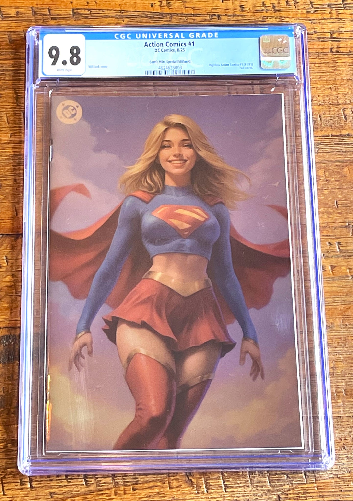 ACTION COMICS (NEW 52) #1 CGC 9.8 WILL JACK SDCC EXCL "FOIL" VIRGIN VARIANT