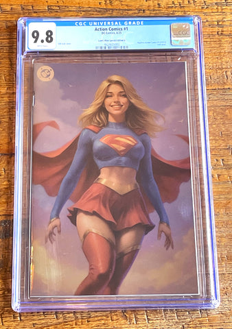 ACTION COMICS (NEW 52) #1 CGC 9.8 WILL JACK SDCC EXCL "FOIL" VIRGIN VARIANT