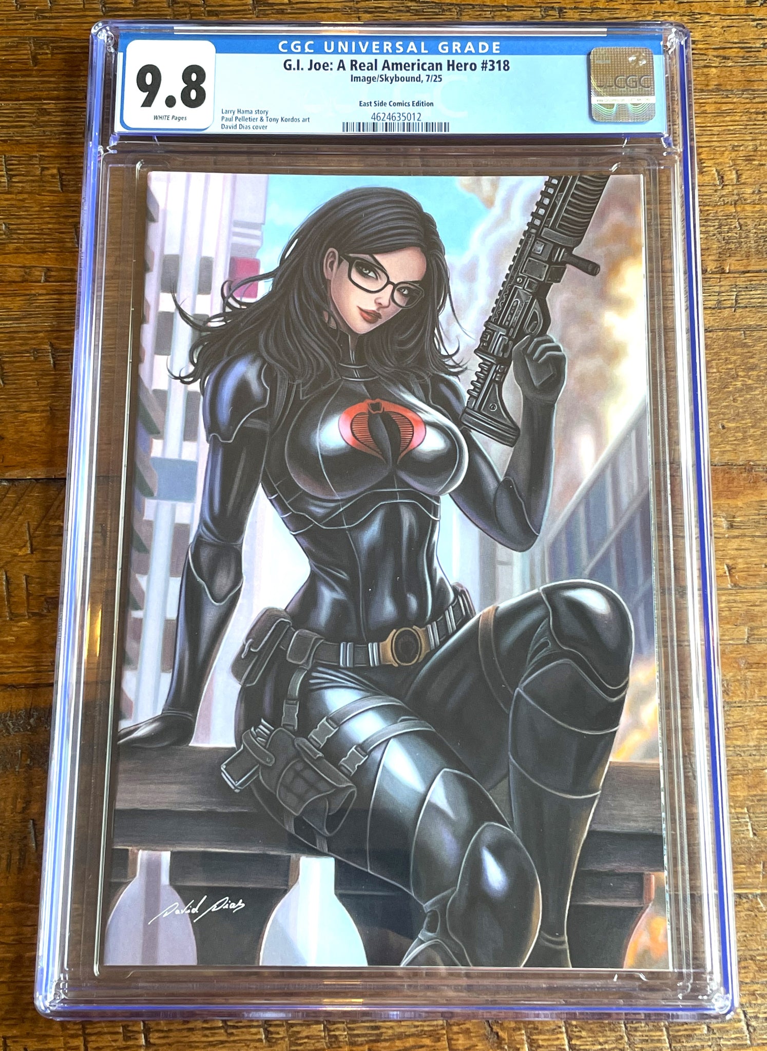 G.I. JOE #318 CGC 9.8 DAVID DIAS EXCL BARONESS "VIRGIN" VARIANT LTD 500