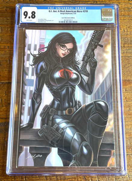 G.I. JOE #318 CGC 9.8 DAVID DIAS EXCL BARONESS "VIRGIN" VARIANT LTD 500