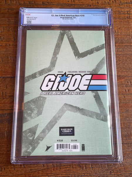 G.I. JOE #318 CGC 9.8 DAVID DIAS EXCL BARONESS "VIRGIN" VARIANT LTD 500