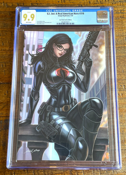 G.I. JOE #318 CGC 9.9 DAVID DIAS EXCL BARONESS "VIRGIN" VARIANT LTD 500 NOT 9.8