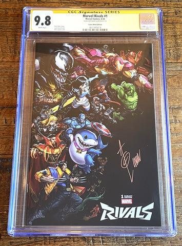 MARVEL RIVALS #1 CGC SS 9.8 ALAN QUAH SIGNED EXCL VARIANT LTD TO 1000