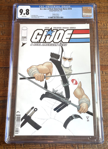 G.I. JOE A REAL AMERICAN HERO #318 CGC 9.8 PORTELA 1:10 RI INC STORM SHADOW VARIANT IMAGE COMICS