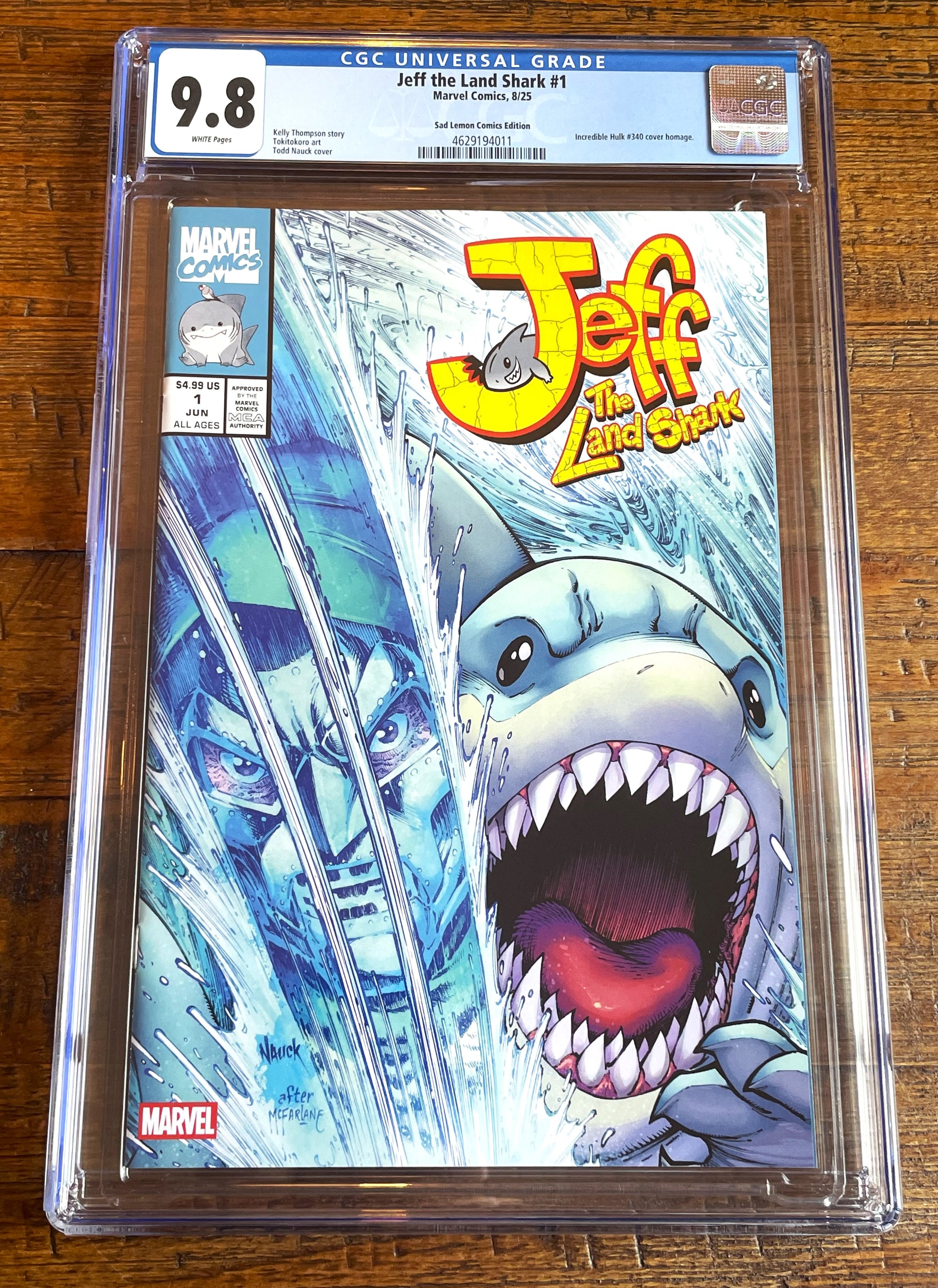 JEFF THE LAND SHARK #1 TODD NAUCK EXCL 