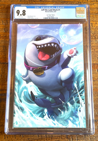 JEFF THE LAND SHARK #1 ARTGERM 1:100 RI INC "VIRGIN" VARIANT MARVEL RIVALS