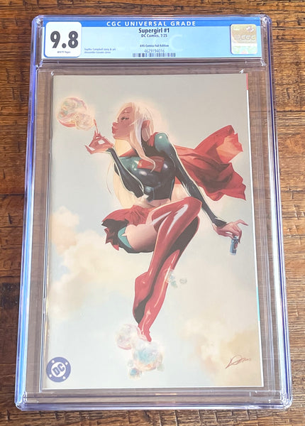 SUPERGIRL #1 CGC 9.8 ALEXANDER LOZANO SDCC EXCL "FOIL" VIRGIN VARIANT 2025 LTD TO 600