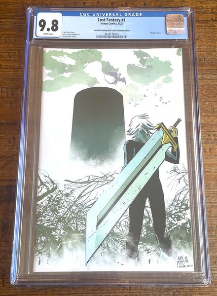 LOST FANTASY #1 CGC 9.8 (2nd PT) ALEX DIOTTO EXCL "VIRGIN" VARIANT LTD TO 200 IMAGE COMICS