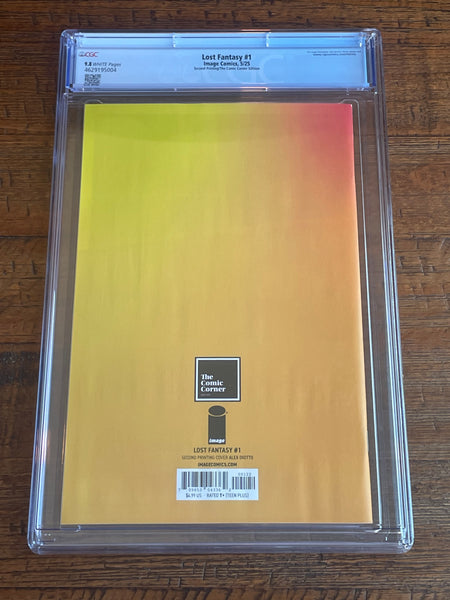 LOST FANTASY #1 CGC 9.8 (2nd PT) ALEX DIOTTO EXCL "VIRGIN" VARIANT LTD TO 200 IMAGE COMICS