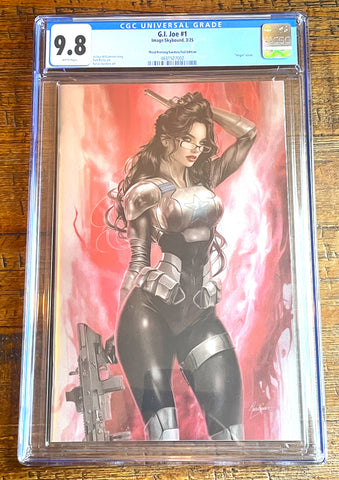 G.I. JOE #1 CGC 9.8 NATALI SANDERS NYCC 2025 EXCL "RED FOIL" BARONESS VARIANT LTD 500