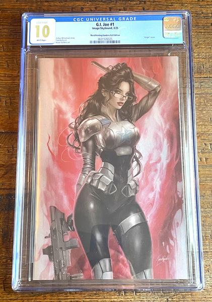 G.I. JOE #1 CGC 10 NATALI SANDERS NYCC 2025 EXCL "RED FOIL" BARONESS VARIANT LTD 500 NOT 9.8