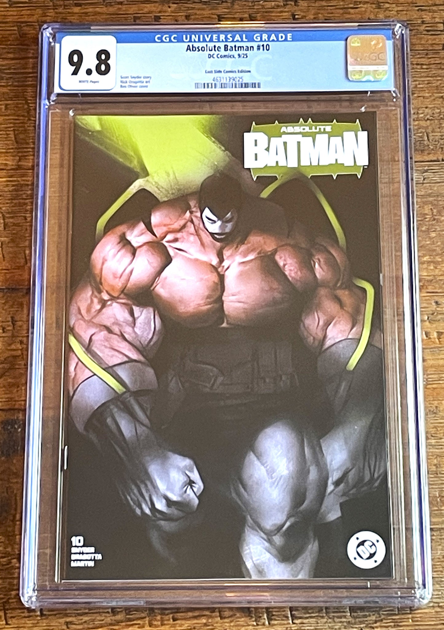 ABSOLUTE BATMAN #10 CGC 9.8 BEN OLIVER EXCL VARIANT LTD TO 500 FIRST KILLER CROC BANE
