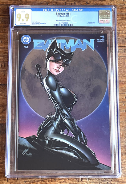 BATMAN #161 CGC 9.9 PAUL GREEN EXCL FOIL MOON CATWOMAN VARIANT NOT 9.8