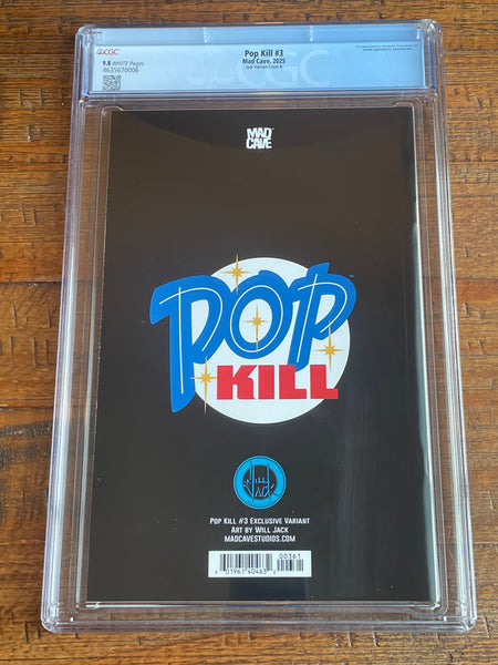 POP KILL #3 CGC 9.8 WILL JACK EXCL "SEXY SHORTS" STORE VARIANT-A 600 PT RUN