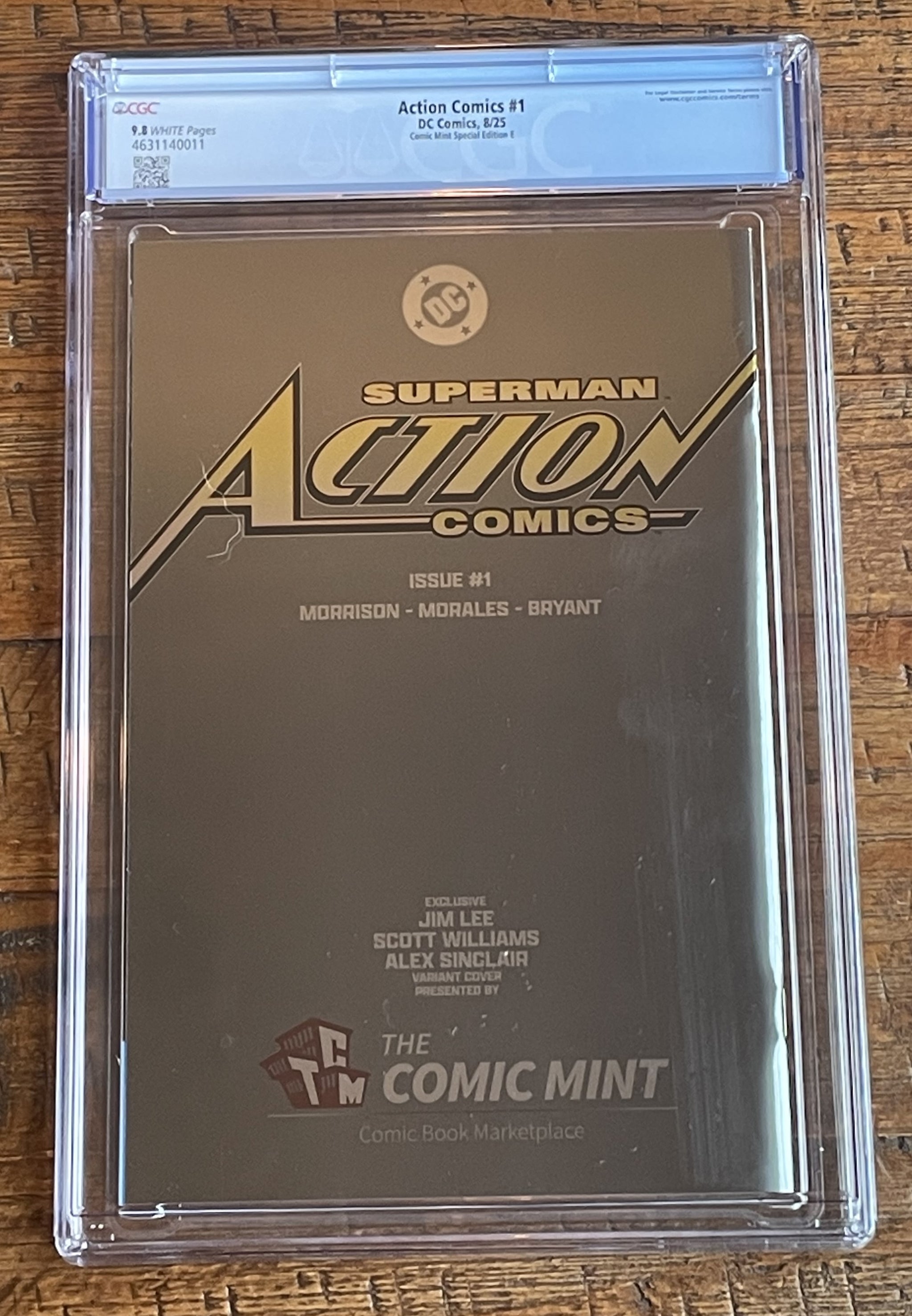ACTION COMICS (NEW 52) #1 CGC 9.8 JIM LEE SDCC EXCL 